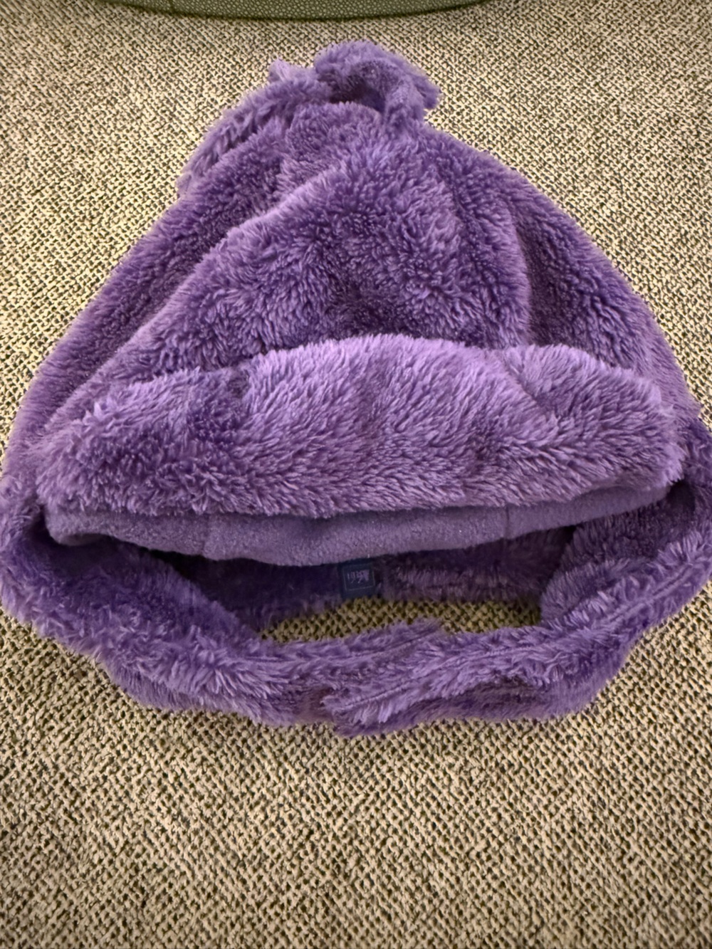 REI Plush Purple Kids Fleece Hat